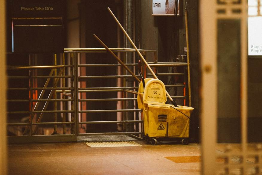 Janitorial cleaning supplies