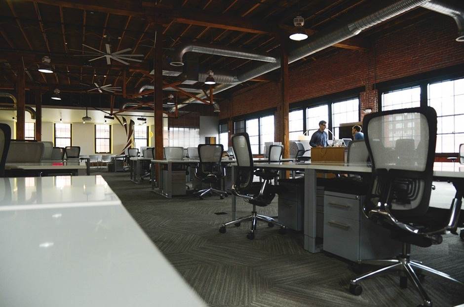 A clean office space