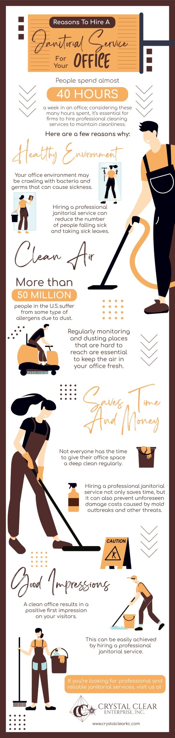 Reasons to hire a janitorial service for your office